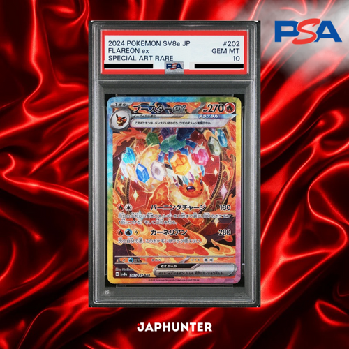 PSA 10 Flareon ex SAR #202/187 – Terastal Fest ex Japanese SV8a