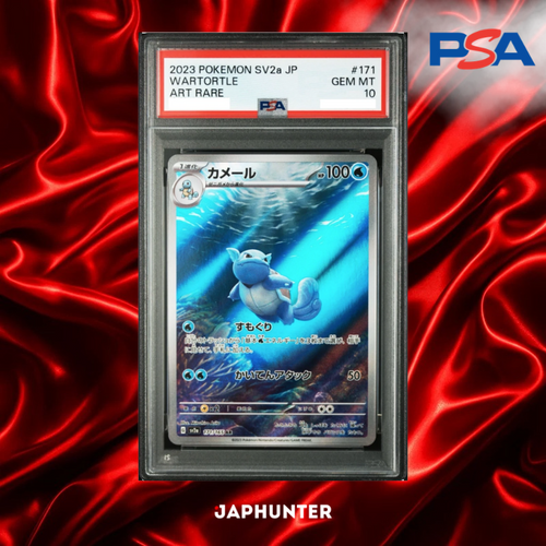 PSA 10 Wartortle AR #171/165 – Pokémon Card 151 Japanese SV2a