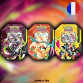 Pokémon Mega Forces Tin (FR) – Mega Dragonite ex, Mega Zeraora ex & Mega Darkrai ex