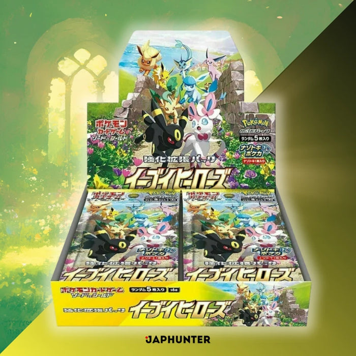 Pokémon Evoli Helden S6A Japanische Boosterbox-Display