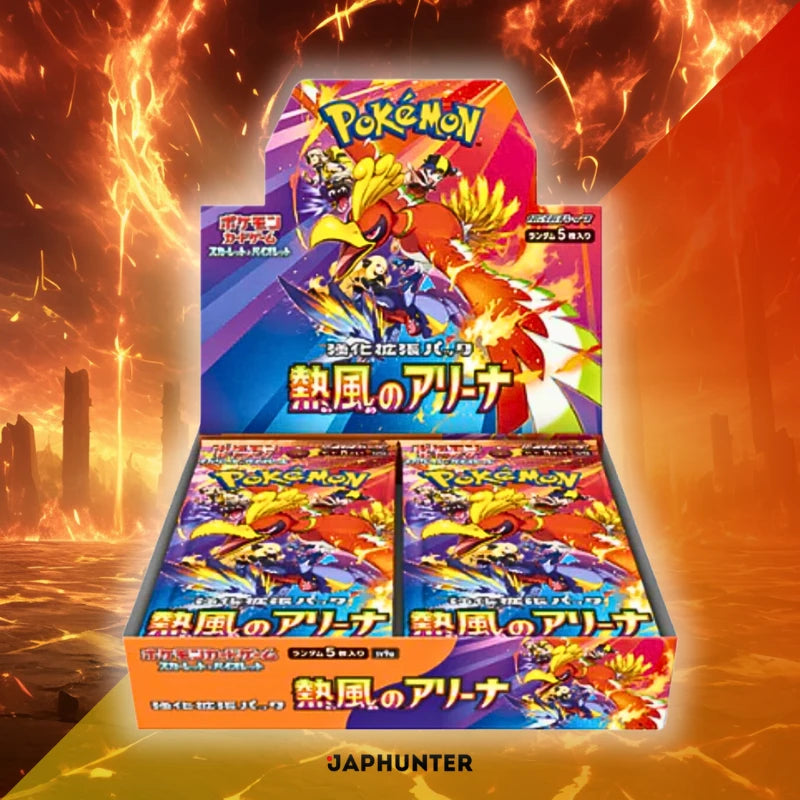 Pokémon Heat Wave Arena SV9a Japanese Booster Box Display