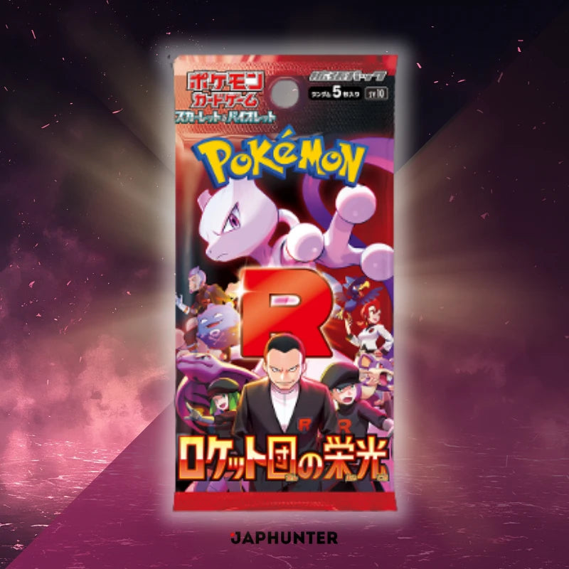 Pokémon Glory of Team Rocket SV10 Japanese Booster Box Display