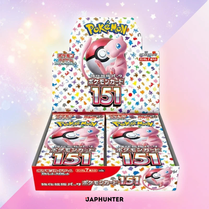 Pokémon 151 sv2a Japanese Booster Box Display