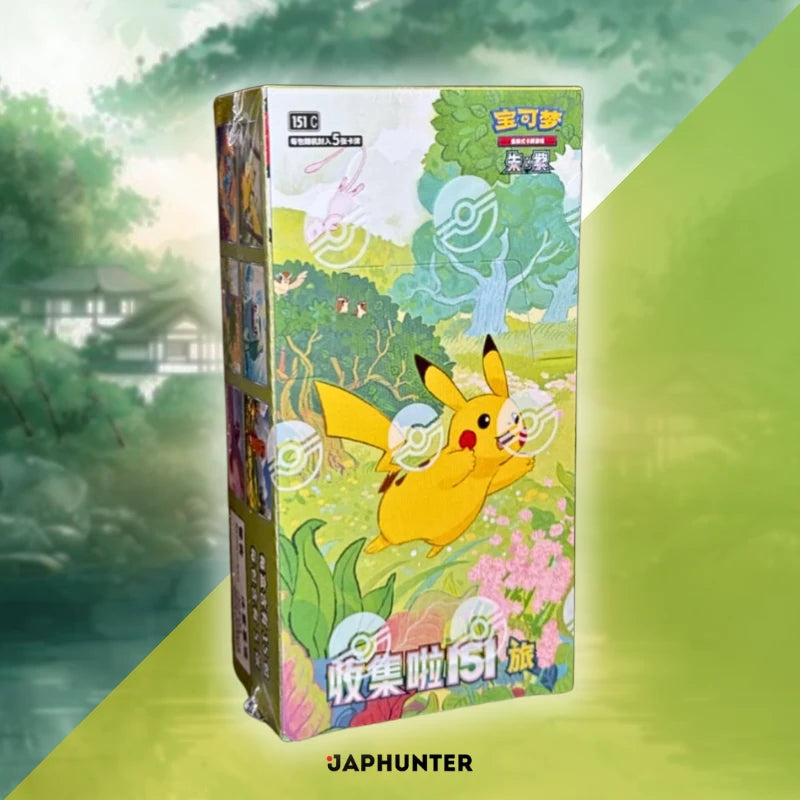 Pokémon 151 Collect Journey Slim Chinese Booster Display