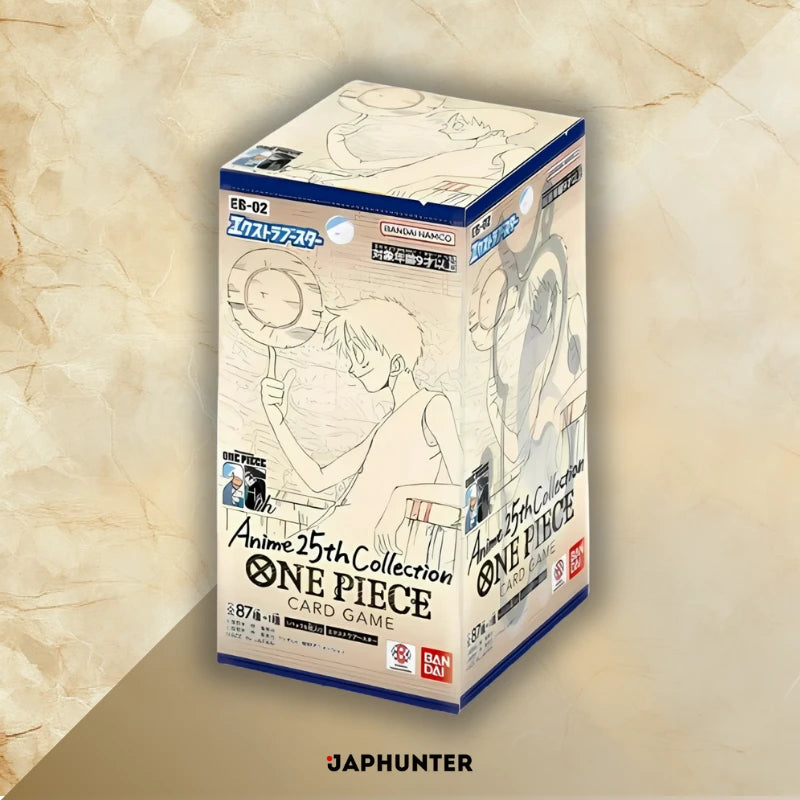 One Piece EB-02 Anime 25th Collection Japanese Booster Box Display