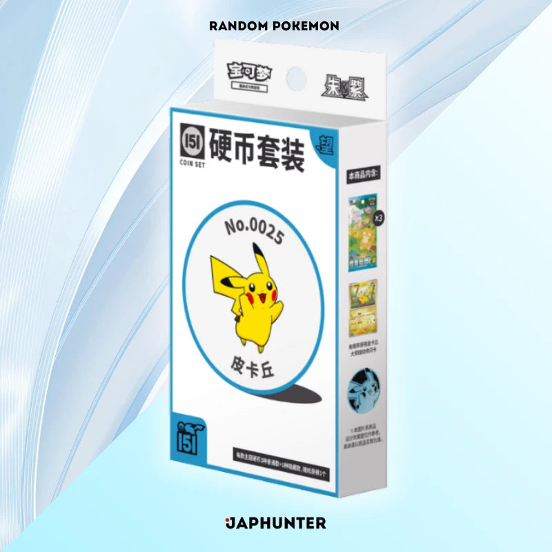 Pokémon 151 Münzset – Special Edition Box CHN (Zufälliges Pokémon)