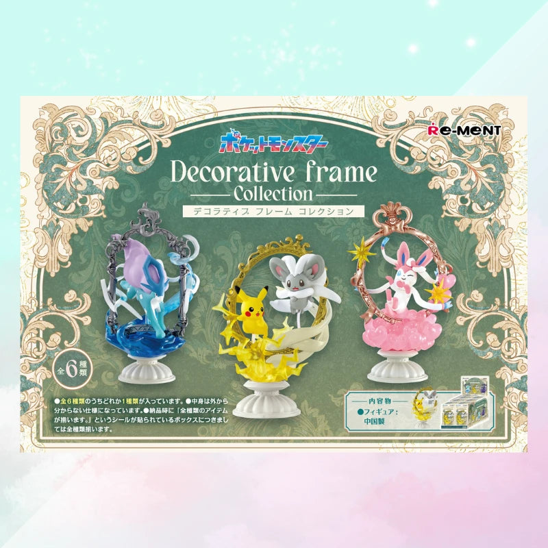 Pokémon Re-Ment – Collection de cadres décoratifs (édition japonaise)