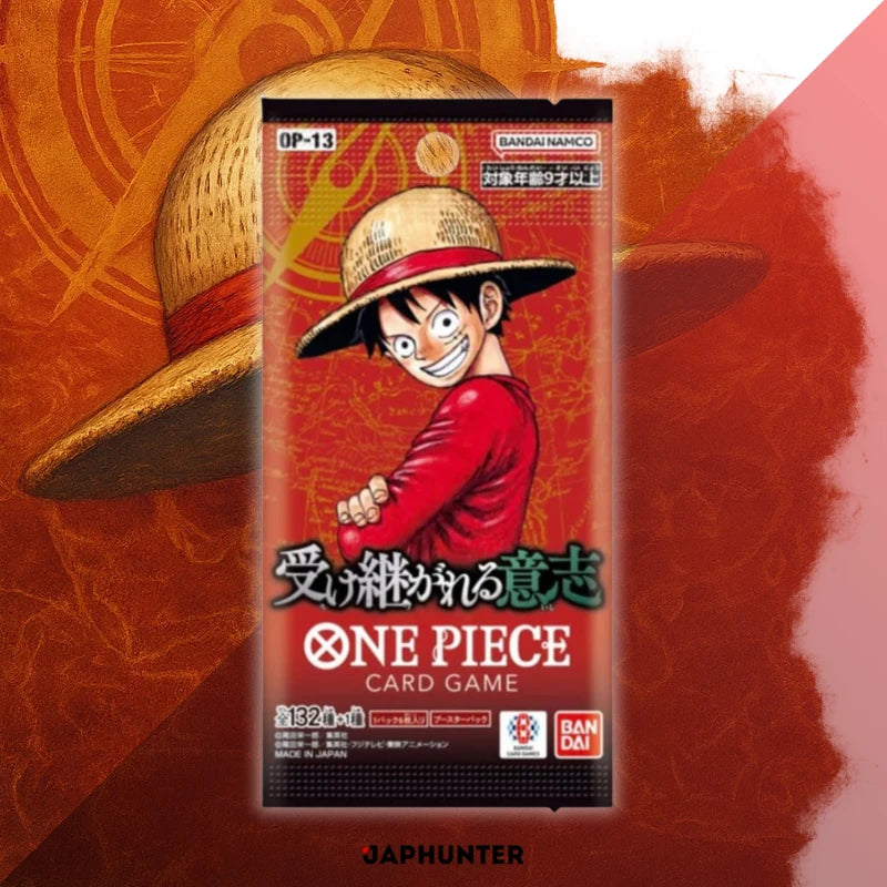 One Piece OP-13 Carrying on His Will Japanese Booster Box Display