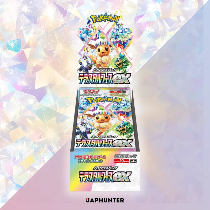 Pokémon Terastal Festival sv8a japonais Booster Box Display