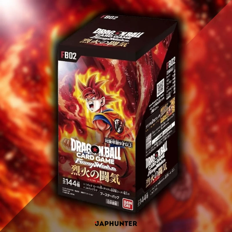 Dragon Ball Fusion World Blazing Aura Display [FB02] | Japanese Edition