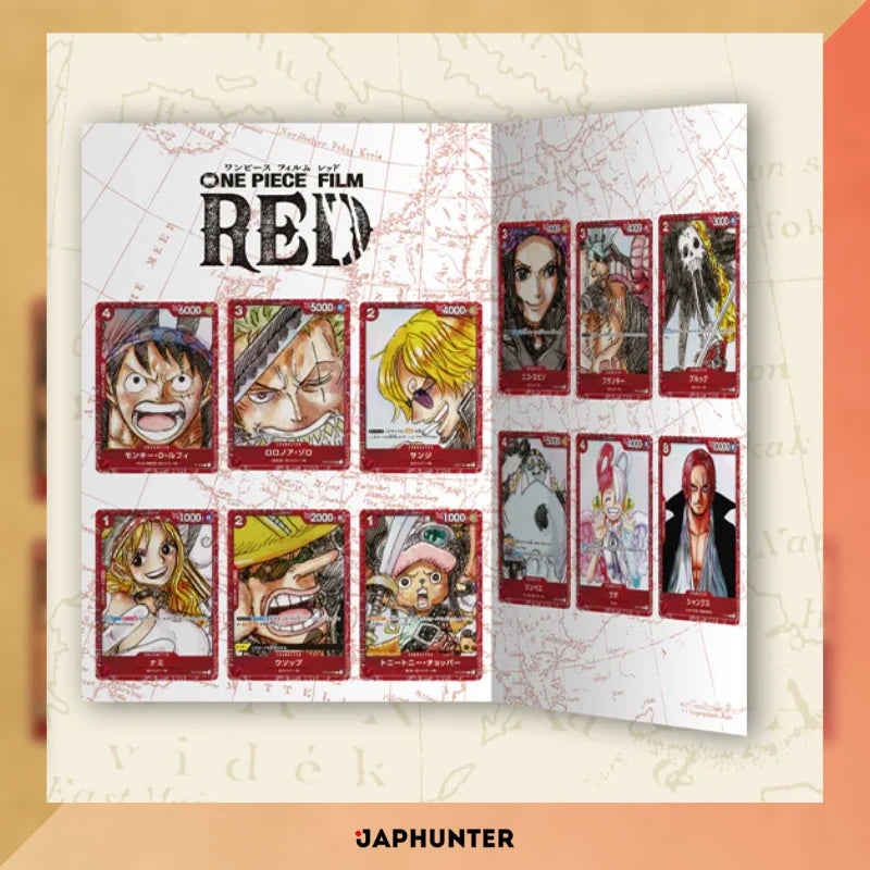 One Piece Kartenspiel – Premium-Kartenkollektion „One Piece Film Red“ (Japanische Edition | Bandai Namco)