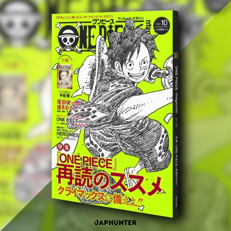 One Piece Magazine Vol. 10 (JP) – Japanese Collectible Manga Mook with Exclusive Nico Robin WANTED Poster