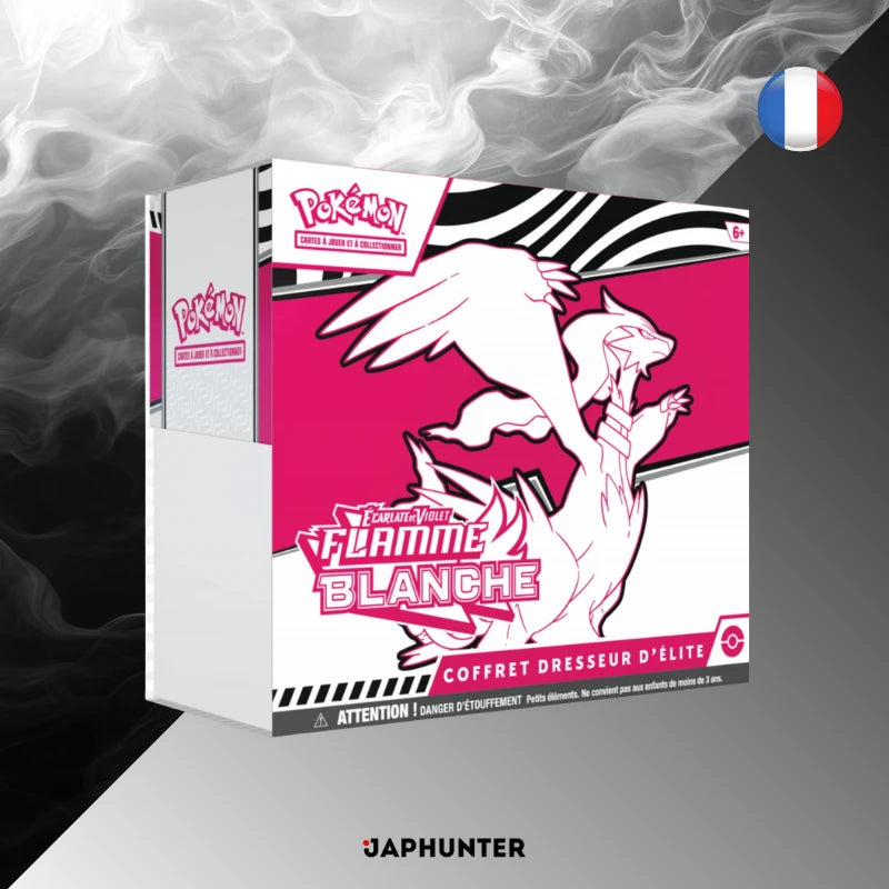 Pokémon ETB Flamme Blanche : Écarlate et Violet | Coffret Dresseur d'Élite FR