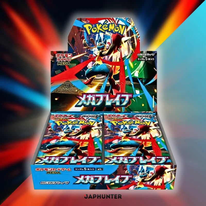 Pokémon MEGA Brave M1L Japanese Booster Box Display