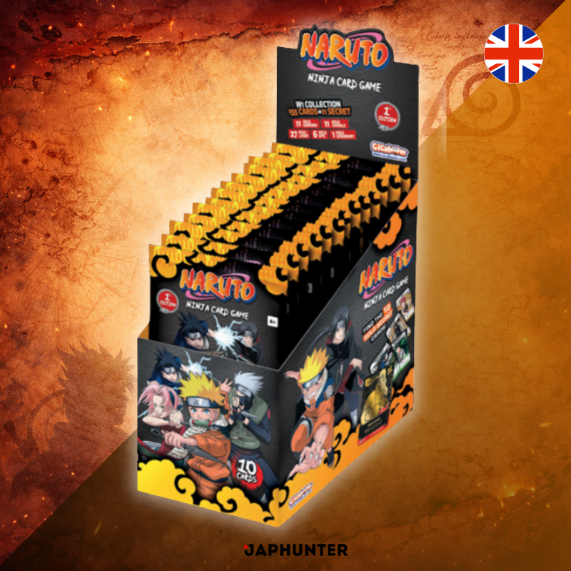 Naruto Mythos TCG – First Set: Konoha Shidō 1st Edition Booster Box Display | 24 Packs