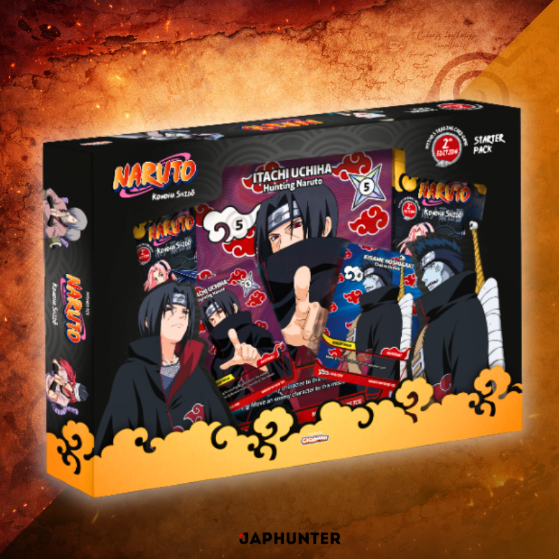 Naruto Mythos TCG – First Set: Konoha Shidō 2nd Edition Special Pack Itachi & Kisame