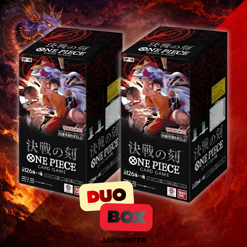 One Piece OP-16 The Time of the Battle Japanese Booster Box Display