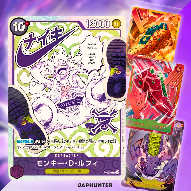 One Piece x Nike Collab Edition Premium Card Collection | 34-Card Set | Japanese Edition