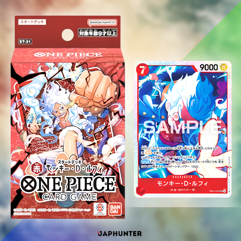 Lot de six decks de démarrage One Piece ST-31 à ST-36 | Édition japonaise | Ensemble complet