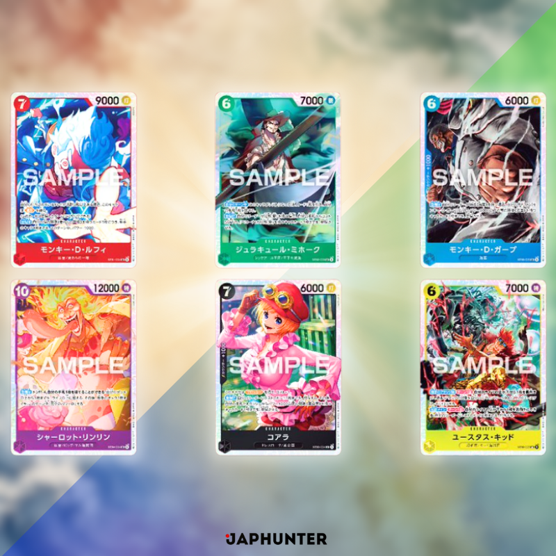 Lot de six decks de démarrage One Piece ST-31 à ST-36 | Édition japonaise | Ensemble complet
