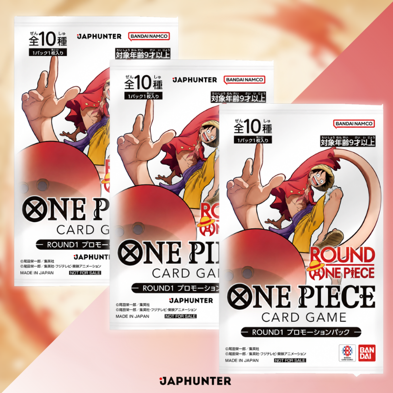 One Piece Card Game × ROUND1 Promotion Pack | 1 Random Card | Japanese Edition