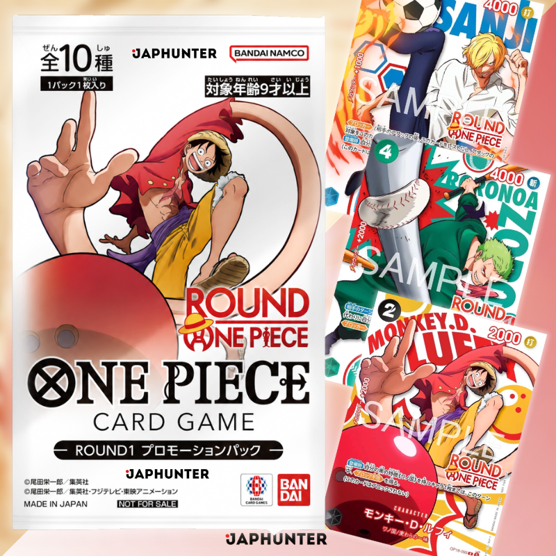 One Piece Card Game × ROUND1 Promotion Pack | 1 Random Card | Japanese Edition