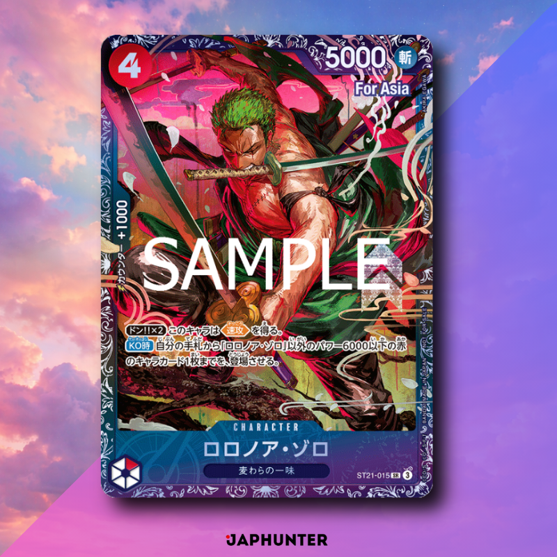 One Piece Roronoa Zoro ST21-015 Flagship Battle Asia Prize | Japanese Edition