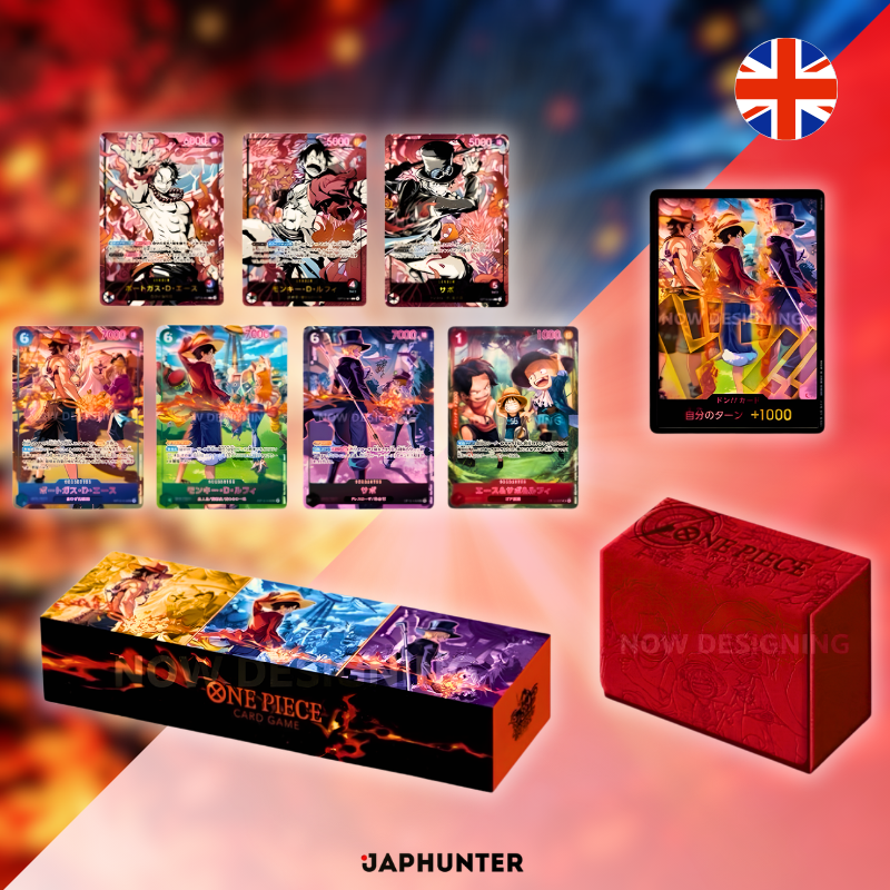 One Piece English 3rd Anniversary Set | Japanese or English Edition | Luffy, Ace & Sabo