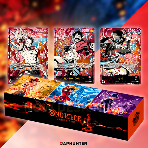 One Piece English 3rd Anniversary Set | Japanese or English Edition | Luffy, Ace & Sabo