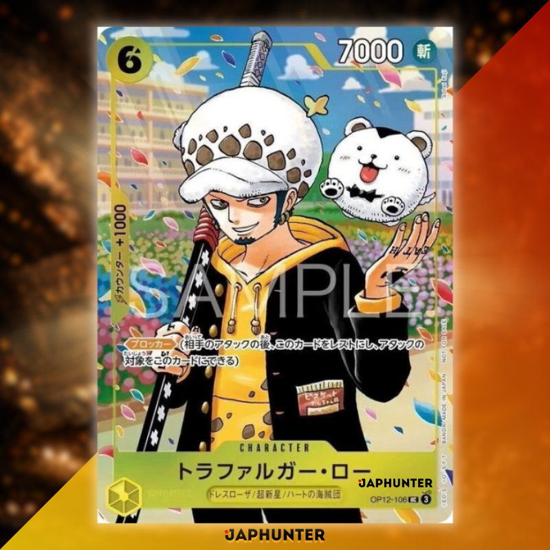 One Piece Gakuen Vol.10 – Japanese Manga Comic Book + OP12-106 Law Promo Card