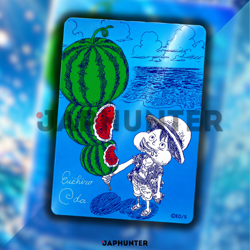 One Piece Natsukomi 2026 – Monkey D. Luffy Meta Kira Promotional Card