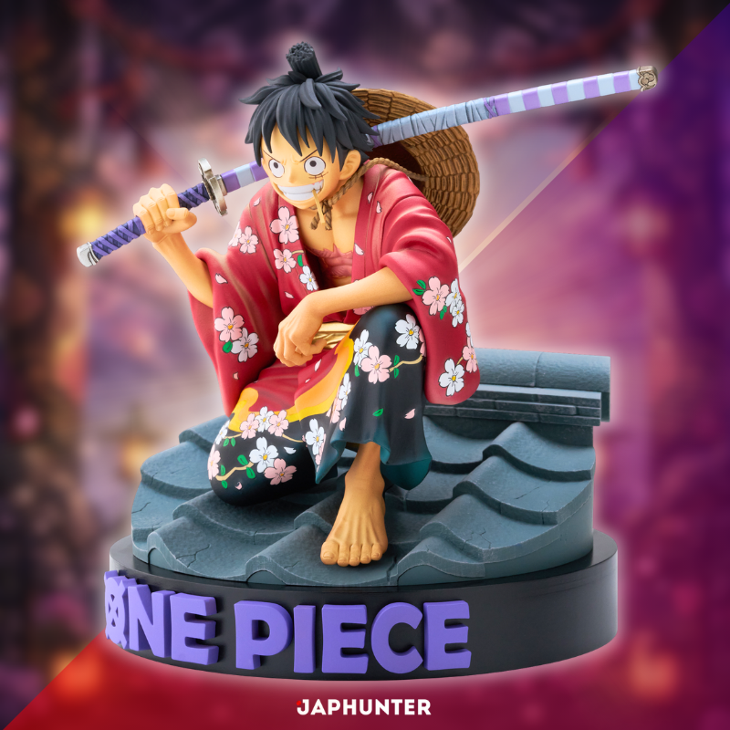 One Piece SUPER MASTER STARS DIORAMA Monkey D. Luffy -WANO Country- Figure | Japanese Edition