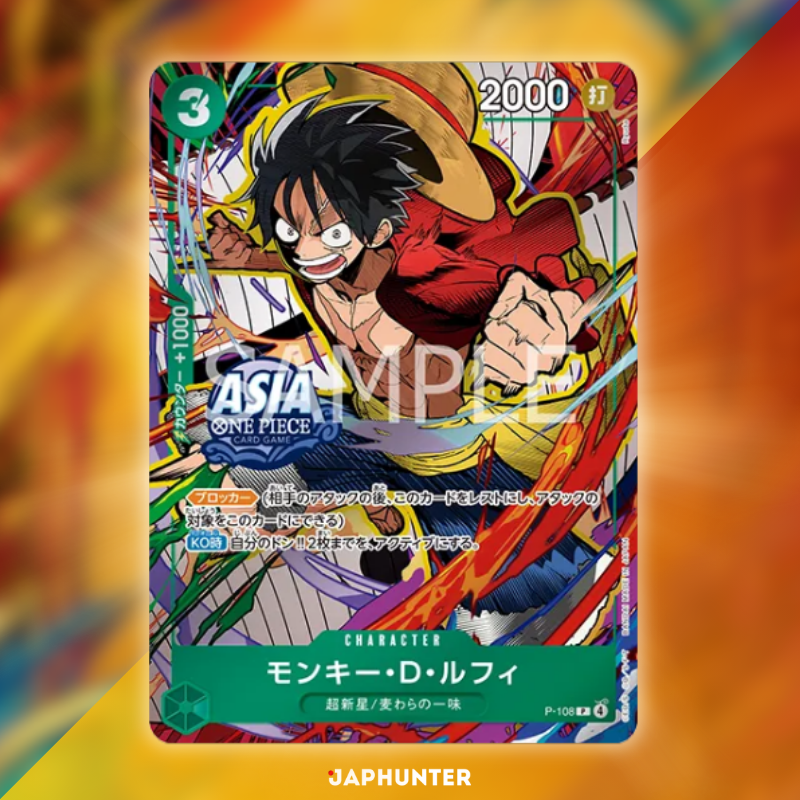 One Piece Asien-exklusive versiegelte Promokarten aus Mini Tin Vol.3 | Japanische Ausgabe