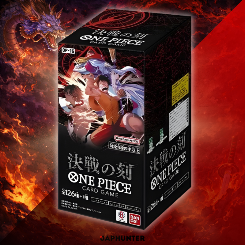 One Piece OP-16 The Time of the Battle Japanese Booster Box Display