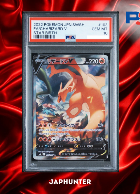 PSA 10 Charizard V SR #103/100 – Star Birth Japanese S9