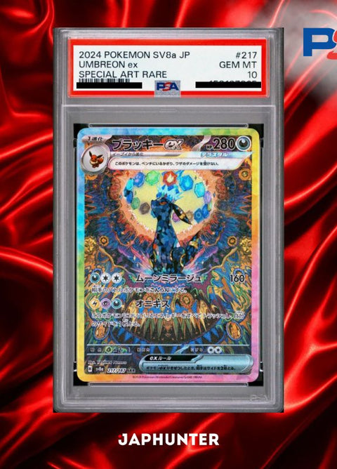 PSA 10 Umbreon ex SAR #217/187 – Terastal Festival ex Japanese SV8a