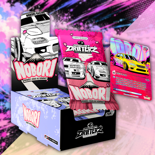 Pocket Drifterz Season 2 NOBORI | Booster Box (10 Packs) | French Edition