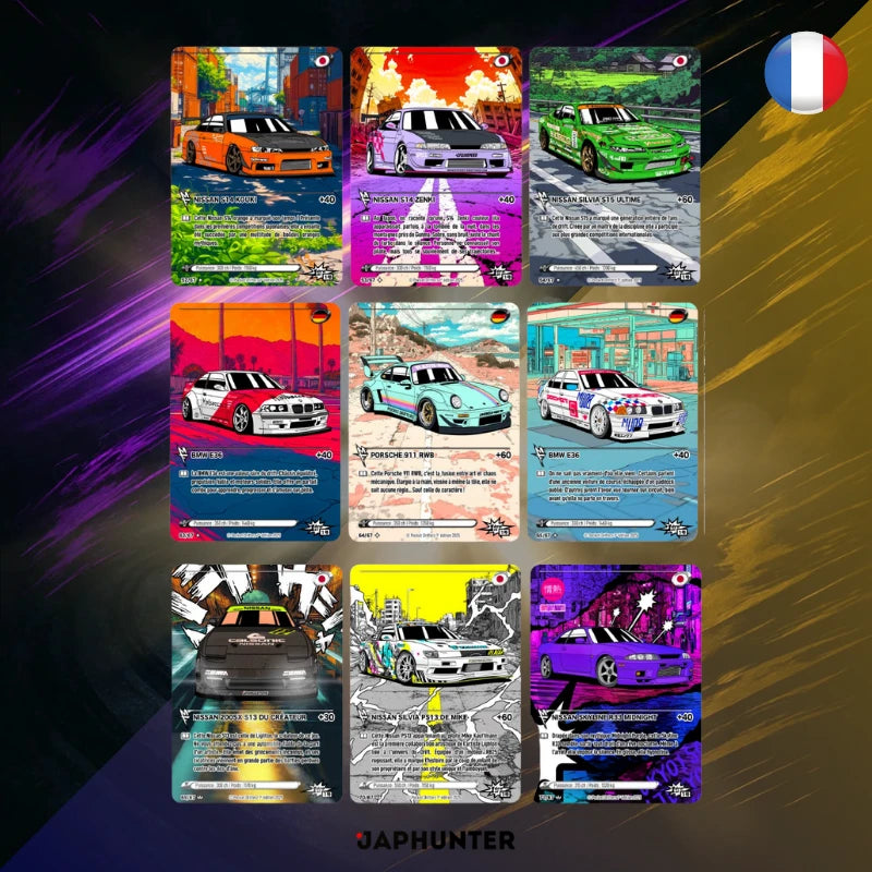 Pocket Drifterz REPRINT with ED.2 label – Booster Box (10 Packs) FR