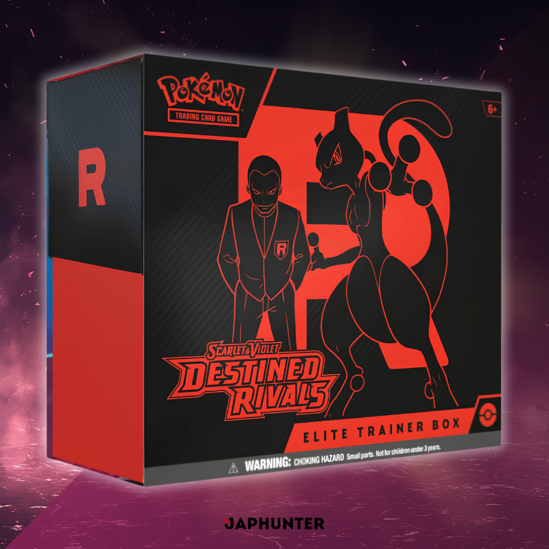 Pokémon Elite Trainer Box Karmesin & Purpur: Destined Rivals SV10 | Team Rockets Mewtu (EN)