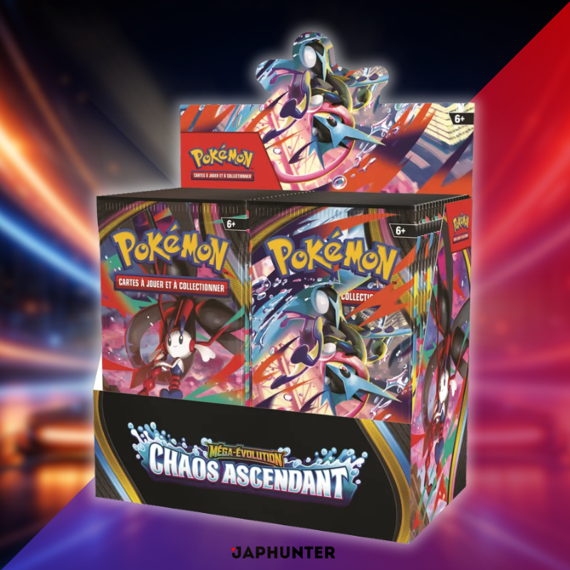 Pokémon Mega Evolution ME04 Chaos Rising Booster Box Display (36 Packs) | French Edition