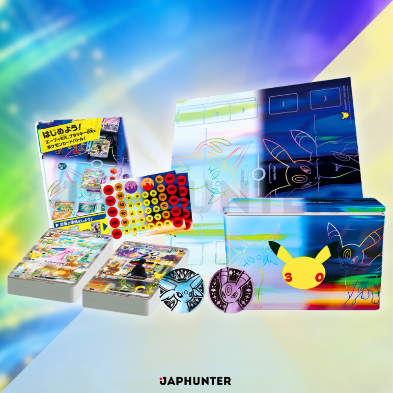 Pokémon MEGA – 30th CELEBRATION Premium Deck Set Espeon & Umbreon | Japanese Edition