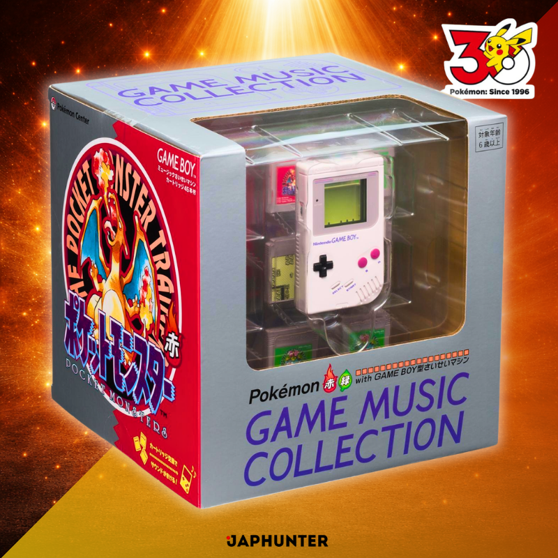 Pokémon Rouge et Vert - Collection de Musiques de Jeu avec Lecteur Style Game Boy (JPN)