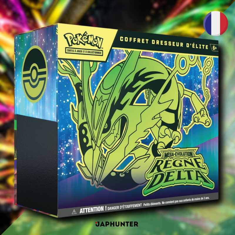 Pokémon Règne Delta ME06 | Coffret Dresseur d'Élite (ETB) Méga-Rayquaza | Édition Française