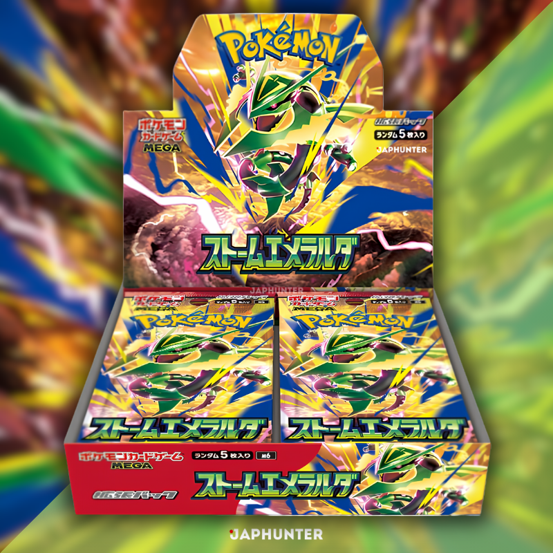 Pokémon MEGA - Storm Emeralda Booster Box Display (M6) | Japanische Ausgabe