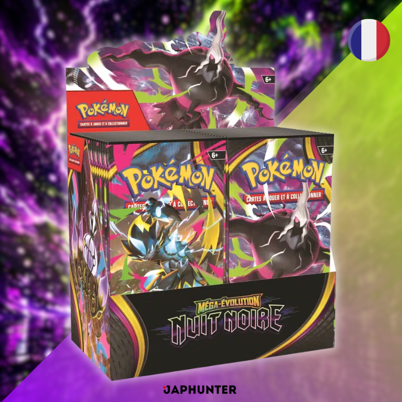 Pokémon Mega Evolution—Pitch Black ME05 Booster Display | French Edition