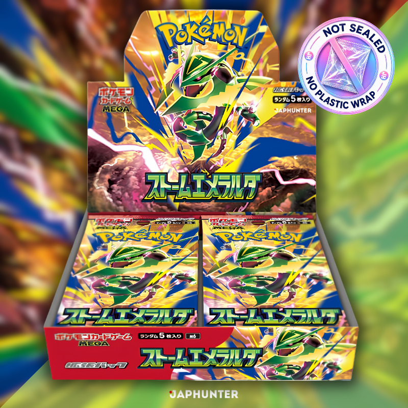 Pokémon MEGA - Storm Emeralda Booster Box Display (M6) | Japanische Ausgabe