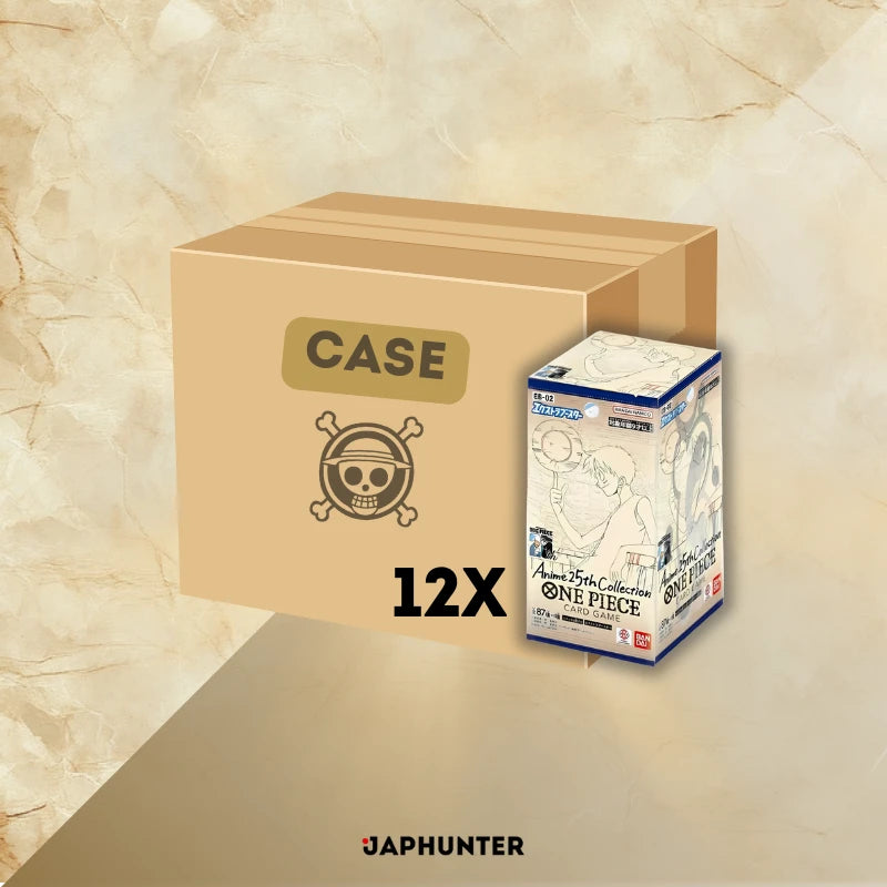 One Piece EB-02 Anime 25th Collection Japanese Booster Box Display