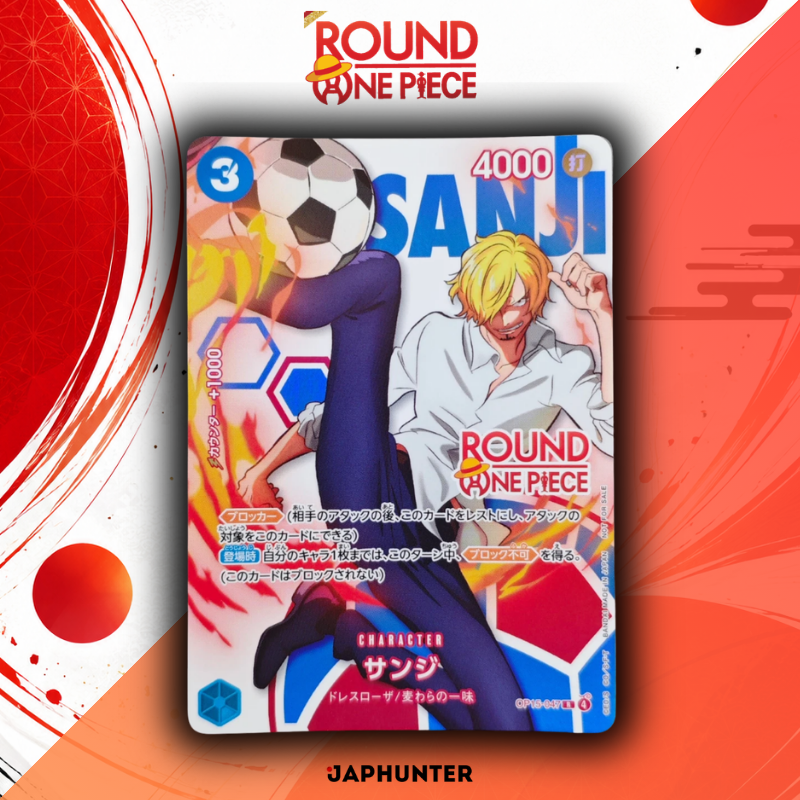 Carte promotionnelle ONE PIECE Card Game ROUND1 – Version japonaise