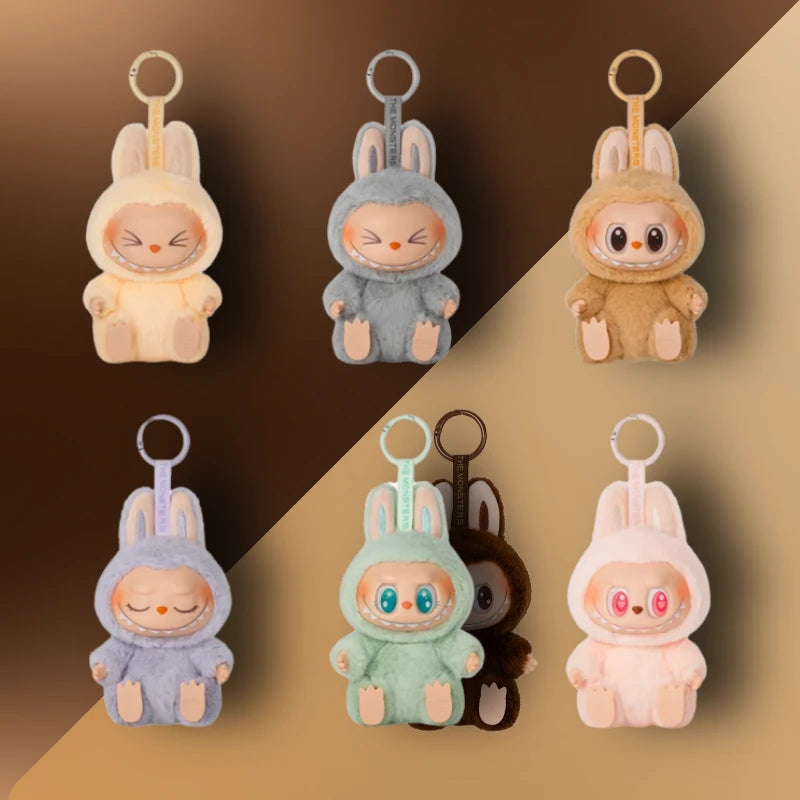 POP MART LABUBU Have A Seat Plüschanhänger-Blindbox (Offizielles Produkt)