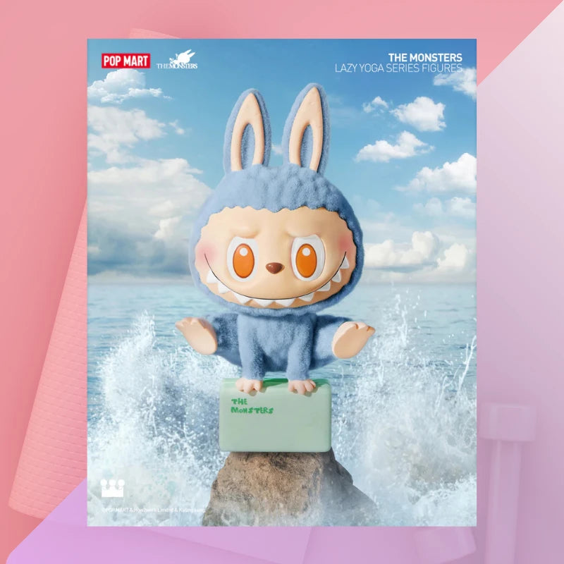 POP MART LABUBU Lazy Yoga Series – Pop Mart Blind Box (Official Product)